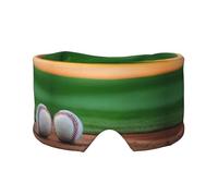 Baseball Print Sleep Eye and Ear Muffs Mask - Adjustable Yoga Travel Headband, Keep Warm Shading Comfortable Aid