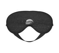 Baseball Print Sleep Mask Silk Eye Cover Soft Satin Blindfold Elastic Strap Night Eyeshade Travel Nap for Women Men