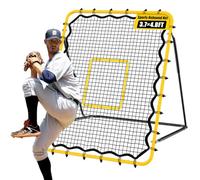 Baseball Rebound Net,Multi-Sports Pitching Rebound Net, 5 Adjustable Angles for Volleyball and Football Training