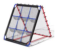 Baseball Rebounder Net, Baseball Pitching Net with 12 Angles and 9 Pocket Nets, Baseball Softball Practice Net, Baseball Bounce Back Net for Outdoor Exercises, Backyard, Pitching, Batting