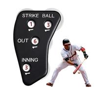 Baseball Referee Scorer Accurate Counting Showing Balls Outs Innings
