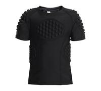 Baseball Rib Protection Shirt - Sternum Guard Design System, Shock Absorbing Padding, Flexible Athletic Fit, Secure Movement Function | Use By Children During Training, In The