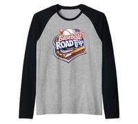 Baseball Road Trip Raglan Baseball Tee