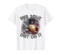 Baseball Rub Some Dirt On It Funny Sports Coach Men Boy Kids T-Shirt