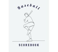 Baseball Scorebook: Pro Scorekeeping Log for Baseball Coaches, Players & Scorers | 110 Game Sheets | Track Stats, Lineups & Pitchers | 8.5 x 11 Inches