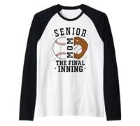 Baseball Senior Mom 2026 The Final Inning Raglan Baseball Tee