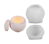Baseball Shape Silicone Flowerpot Molds for Making Cup Soap Concrete Planter Resin Casting Kids Art Elastomer Molds