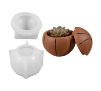 Baseball Shape Silicone Flowerpot Molds for Making Cup Soap Concrete Planter Resin Casting Kids Art Elastomer Molds