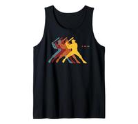 Baseball Shirt Retro Player Batter Swing Tank Top