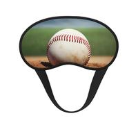 Baseball Sleep Mask for Side Sleeper, Blackout Eye Mask for Women Men, Zero Pressure Sleeping Masks Soft Breathable Eye Cover Comfortable Blindfold Eyeshade for Night Sleep