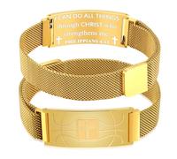 Baseball Soccer Football Basketball Bracelet Gifts,Faith Cross Bracelets for Men Baptism First Communion Confirmation Christmas Birthday Gifts for Teens Teams Son Grandson Brother,Adjustable Size, One