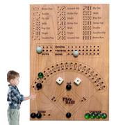 Baseball Society, Baseball Dice Early Educational Toy | Classical Wooden Mathematical Figures, Early Learning Educational Glass Pinball Machines, Party