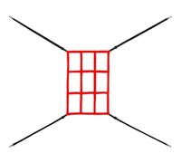 Baseball Softball Practice Net Portable Hitting Pitching Batting Training Backstop(Orange)