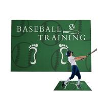 Baseball Softball Training Mat - Professional Success Pad | Noise Reducing Batting Practice, Durable Training Equipment for Home Baseball Softball Drills