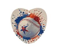 Baseball Splatter Style Car Air Freshener Hanging, Long Lasting Scented Car Aromatherapy Tablets, Love form Fragrance Scented Cards for Vehicles, Bedroom, Wardrobe White-style