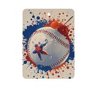 Baseball Splatter Style Car Air Freshener Hanging, Long Lasting Scented Car Aromatherapy Tablets, Square Fragrance Scented Cards for Vehicles, Bedroom, Wardrobe Gray-style