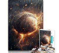 Baseball Sports 1000 Piece Jigsaw Puzzles for Adults Gifts,Decompressing Intellectual Educational Toy Perfect Decoration (38x26cm)