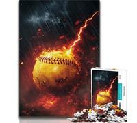 Baseball Sports Jigsaw Puzzles for Adults 1000 Jigsaws,Family Game Stress Reliever Difficult Challenge Secret Santa Gifts 38x26cm