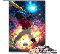 Baseball Sports JigsawPuzzle 1000 Pieces for Teenagers, Interesting Stress Reduction Parent-child Interaction (size 50x75cm)
