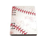 Baseball Sports Notebook, Pu Leather Notebooks, Lined Paper Lined Notebook 180Pages/90Sheets, Homework Book for Note Taking, A5 Notepad for Meeting, Office Paper Products Journal Diary