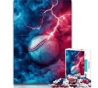 Baseball Sports Puzzles 1000 Pieces for Teenagers,Educational Games Home Decoration Deal As Gifts for The Whole Family (50x75cm)