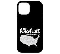Baseball Stadium Quest Fan Travel Map the ballpark chaser Case for iPhone 12 mini