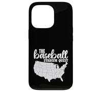 Baseball Stadium Quest Fan Travel Map the ballpark chaser Case for iPhone 13 Pro