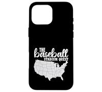 Baseball Stadium Quest Fan Travel Map the ballpark chaser Case for iPhone 16 Pro Max