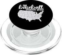 Baseball Stadium Quest Fan Travel Map the ballpark chaser PopSockets PopGrip for MagSafe