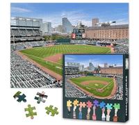 Baseball Stadium Skyline Puzzles for Adults 1000 Pieces - Baltimore Orioles Park Difficult Challenging Family Puzzle, 27.5x19.7 Inch Jigsaw Puzzles Game for Women Home Decoration Gift