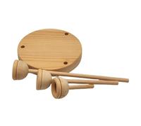 Baseball Stand, Wooden Ball Display Holder, 3.94x6.69 Inches Sturdy Showcase Rack, Stable Base for Collectible Baseballs, Softballs, Golf Balls, Tennis Balls at Home or Workplace