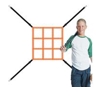 Baseball Strike Zone - Adjustable Softball Pitching Target, Attachment Strap Baseball Practice Net | Softball Pitching Target For Hitting Batting Catching Pitcher Accuracy Training Aids Outdoor