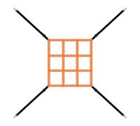Baseball Strike Zone Target, Adjustable Pitching Practice Net