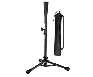 Baseball Tee - Ball Stand With Bag Adjustable Safety Softball Trainer Tripod Batting Cage Ages 3-8 Height Indoor Training Youth Sports Coaching