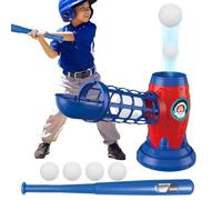 Baseball & Tennis Pitching Machine - Enhance Batting Tech, T Ball Sets For Kids, Electric Sports Launcher | T Ball Games Toy Baseballs For Boys & Girls Ages 3-8 Years