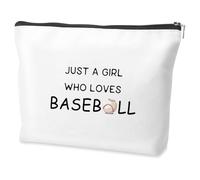 Baseball Themed Gifts Cosmetic Bags for Women Baseball Gift Baseball Lover Gift Cosmetic Bags for Teenage Girls Baseball Birthday for Daughter 24th Birthday Gift