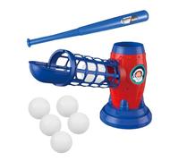 Baseball Throwing Machine - Electric Pitcher with Ball Feeder, Variable Speed Settings | Portable Training Device for Hitting Drills, Stable Frame Build for Youth Players Practice, Skill Development