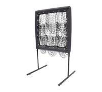 Baseball Throwing Net, 9 Pocket 3 Gears Height Adjustable Throwing Training Net, Home TrainingPitching Aids for Outdoor Places such as Patios, Ballparks and Family Backyard, Black