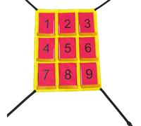 Baseball Throwing Target, Practice Tool for Throwing Accuracy with 9 Fields, Training Equipment & Catching Accessories for Regular Practice