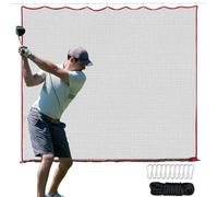 Baseball Training Net - Large 10 x 10 Feet - Exercise Net Frame, Outdoor Throwing Target | Golf Ball Softball Cage, Sports Rebound Barrier Netting, Yard Pitching Screen for Developing Skills