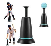 Baseball Training Tee Popper for Hitting Without A Pitcher, Nylon Strength Batting Trainer,Portable Baseball Practice Equipment for Perfect Swings and Hitting Strength,Hittings Tee Tool