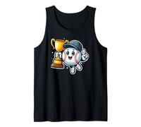 Baseball Trophy Winner Champions Tank Top