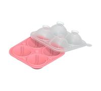 Baseball Whiskey Ice Ball Maker - 2.5 Inch Reusable, Sphere Tray, Easy Release Large Round Ice Mold, Easy Release Cube | Craft Baseball Silicone Tray for Bourbon Chilling Cocktails Men Women Gift