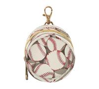Baseball White Newborned Boy Pacifier Case Holder Portable Wristlet Wallet, Baby Items Storage Container estuche para chupetes de