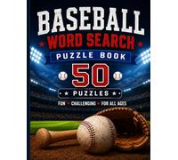 Baseball Word Search for Adults and Seniors: 50 Large Print Word Search Puzzles Featuring Baseball Terms, Rules, Records, Traditions, and Game Day Fun (US Sports Word Search)