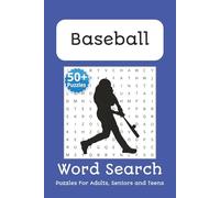 Baseball Word Search Puzzle: "Baseball Word Search Puzzle: Classic Themes of Focus, Teamwork, and All-American Grit-One Puzzle at a Time" (6x9 inches, ... Gift for Vacations, Holidays and Fun Times