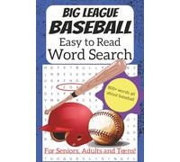 Baseball Word Search Puzzle Book for Teens, Adults, and Seniors: Over 800 Baseball-Themed Words with 55 Challenging Puzzles, Featuring Classic Teams, ... Ages (Professional Sports Word Search Books)