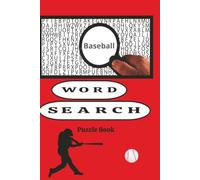 Baseball Word Search Puzzle Book: Word Search Puzzles with Easy to Read Print about Baseball | 6 x 9 inches, 100 pages | 50 Puzzles...Gift for Holidays, Vacation & Free Time