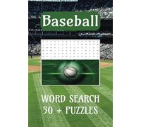 Baseball Word Search Puzzle Book: Word Search with Easy to Read Print about Baseball, Baseball Plays and More | 6x9 inches, 110 pages | 50+ Puzzles ... Gift for Vacations, Holidays and Free Times.