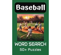 Baseball Word Search Puzzle Book: Word Searches with Easy to Read Print about Baseball | 6x9 inches, 110 pages | 50+ Puzzles for Vacations, Holidays and Free Times